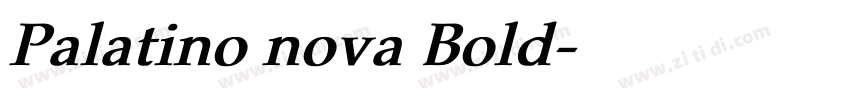 Palatino nova Bold字体转换 Palatino nova Bold字体转换